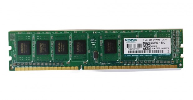 Kingmax 4GB DDR3 1600MHz memria (Caiu)