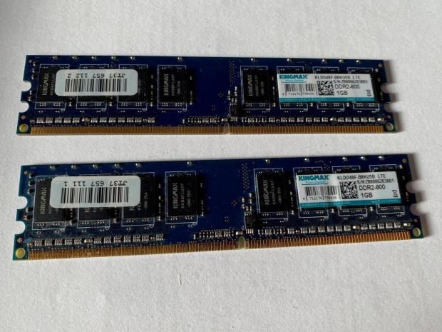 Kingmax DDR2-800 1 GB RAM 2 db elad