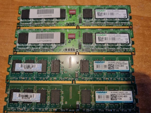 Kingmax DDR2 RAM 800 MHz 3GB (2x1GB+20,5GB)