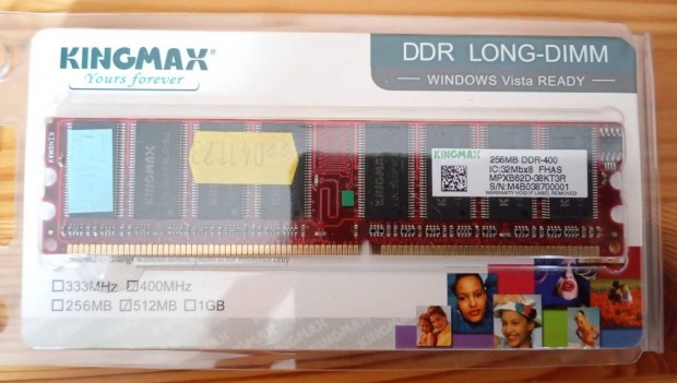 Kingmax DDR RAM 256MB 400 MHz, valsznleg j