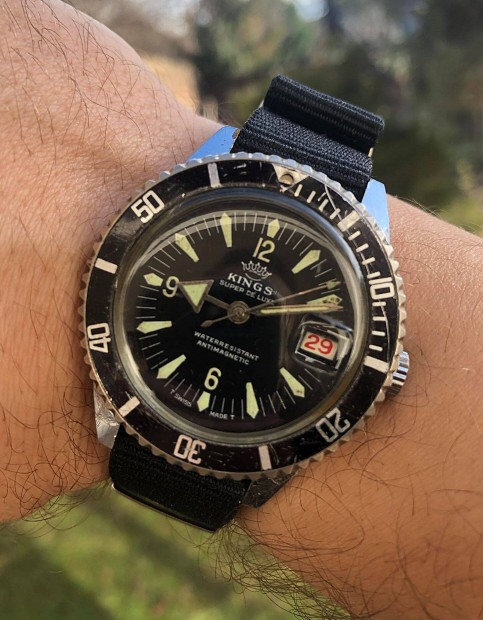 Kings de luxe skin diver 40mm-es 1960