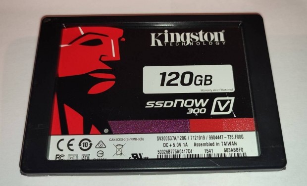 Kingston 120GB 2,5" SATA3 SSD (SV300S37A/120G)