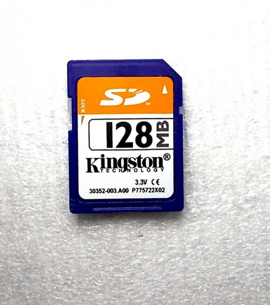 Kingston 128 MB SD krtya