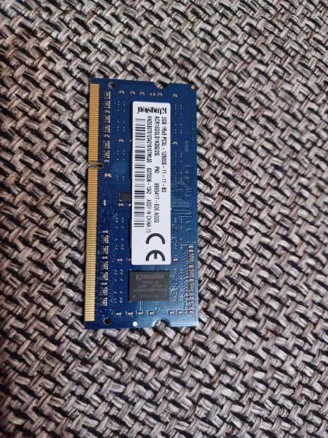 Kingston 2GB 1Rx8 PC3L-12800S-11-11-B3 laptop memria RAM elad