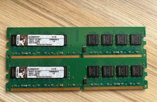 Kingston 2X1GB DDR2 memória
