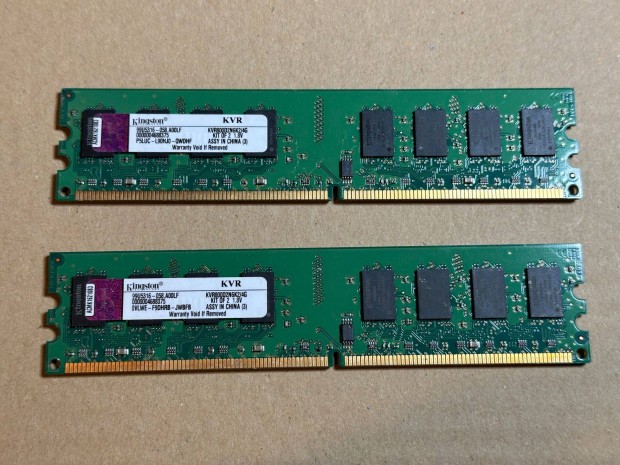 Kingston 2x2Gb DDR2-800 memria KIT elad