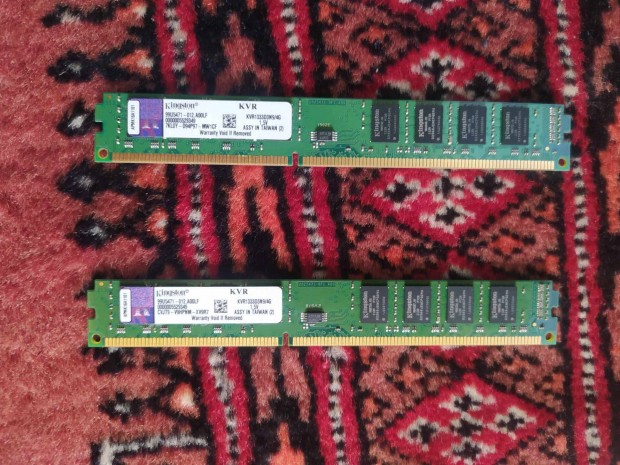 Kingston 2x4 GB teht 8 GB DDR3 RAM Dual Channel