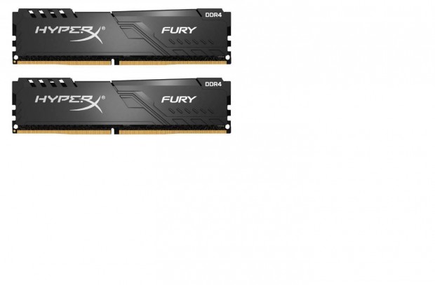 Kingston 2x8GB DDR4 3000MHz Hyperx Fury fekete HX430C15FB3/8 memória