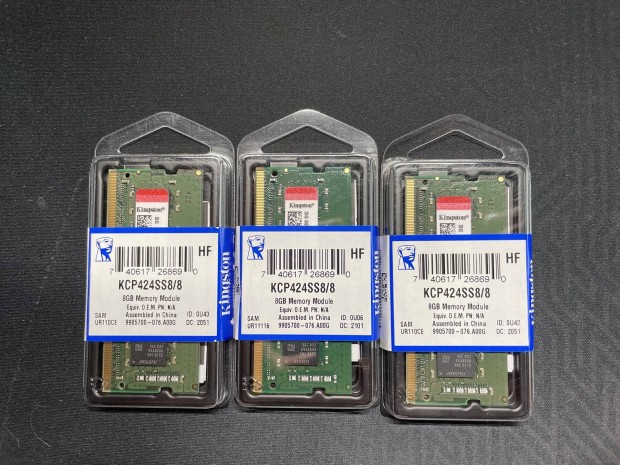 Kingston 3x8GB DDR4 So-Dimm ram