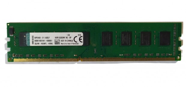 Kingston 4GB DDR3 1333MHz cl9 memria