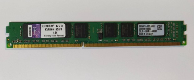 Kingston 4GB DDR3 1600MHz memria