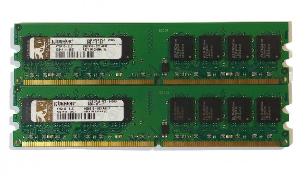 Kingston 4GB (2x2GB) DDR2 800MHz memria