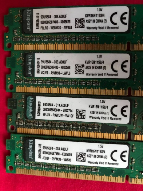 Kingston 4x4 16GB DDR3 RAM