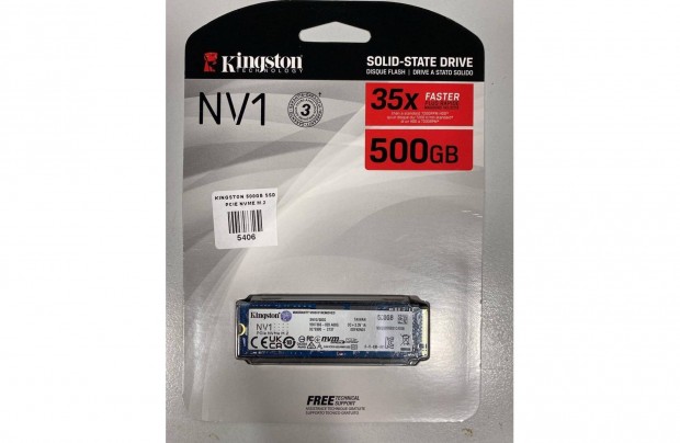 Kingston 500GB M.2 2280 Nvme NV1