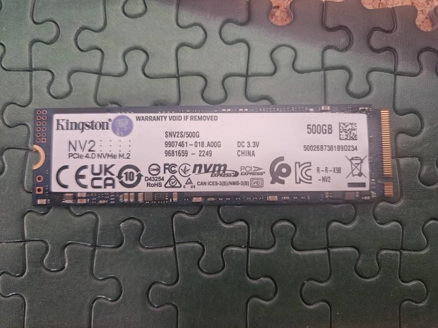 Kingston 500GB M.2 Nvme Pcie 4.0 NV2 (SNV2S/500G) SSD