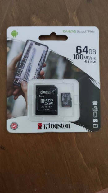 Kingston 64GB memoria krtya
