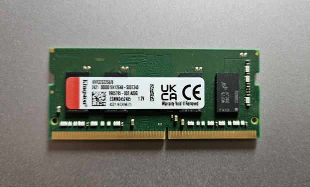 Kingston 8GB/3200MHz DDR4 1Rx16 (Kvr32S22S6/8) notebook memria