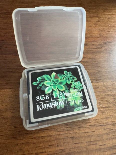 Kingston 8GB Compactflash CF elite pro memriakrtya