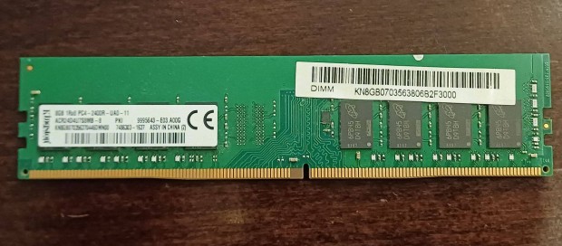 Kingston 8GB DDR4 2100 MHz RAM memria