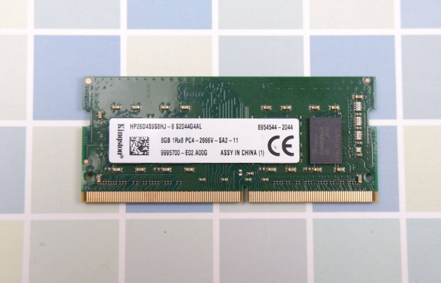 Kingston 8GB DDR4 laptop memria 2666MHz 8GB 1Rx8 PC4-2666V-SA2-11