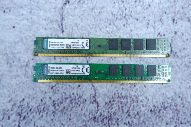 Kingston 8GB /2X4GB/ DDR3 1600MHz RAM memria Kvr16N11S8/4