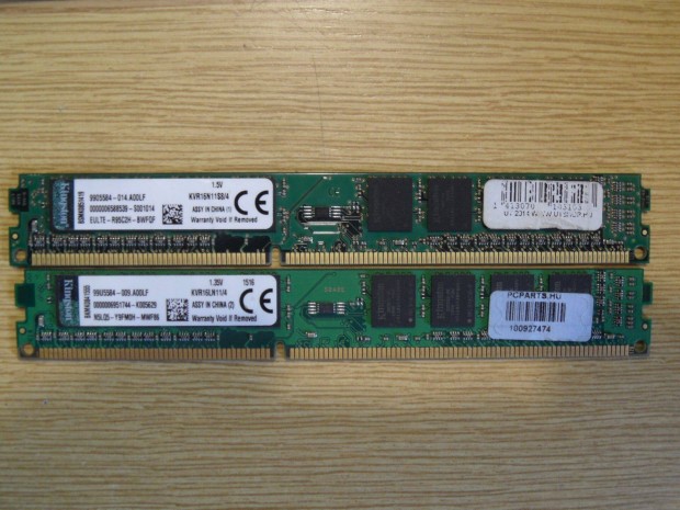 Kingston 8GB / 1600Mhz (2X 4GB) DDR3 memria KIT