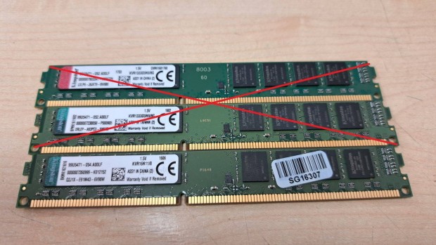 Kingston 8G-os DDR3-as ramok eladak!