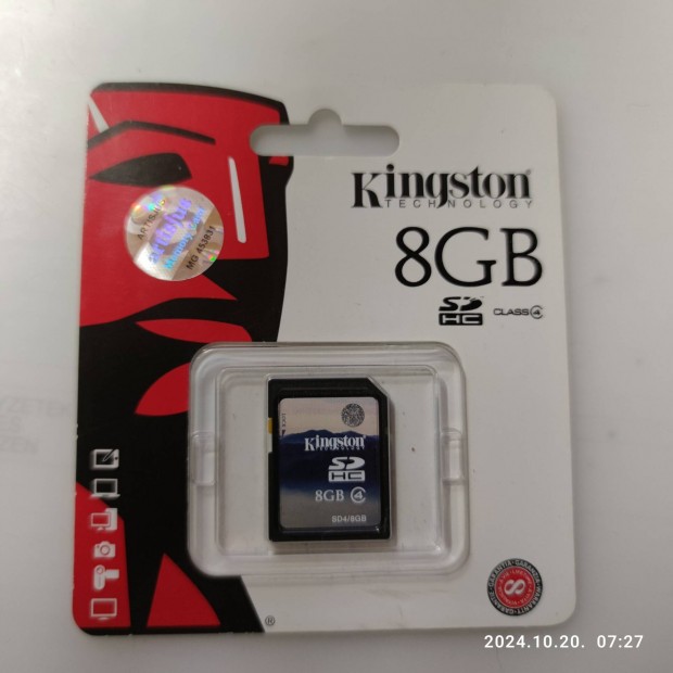 Kingston 8gb SD krtya 