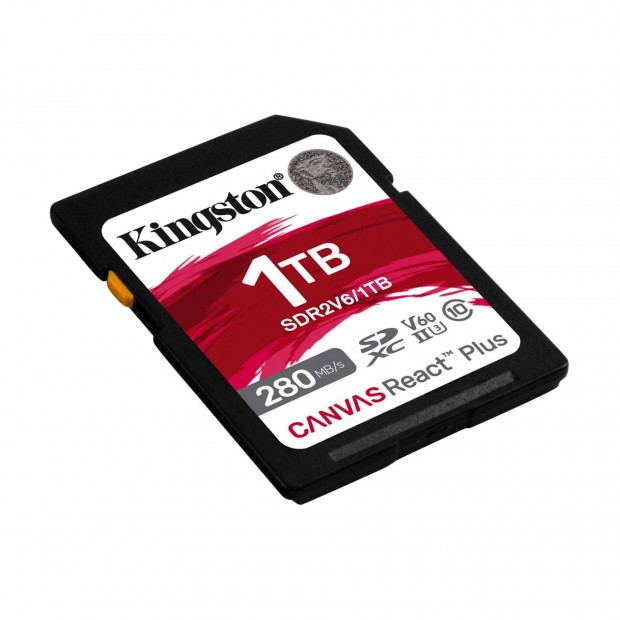 Kingston Canvas React Plus V60 Sdxc 128GB Class 10 Uhs-II U3 V60 280/1