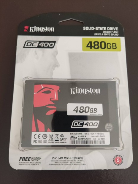 Kingston DC400 480GB 2.5" Enterprise Grade Server SSD j