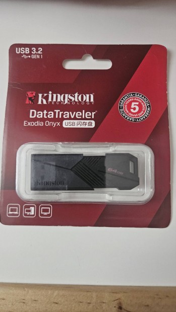 Kingston Datatraveler Exodia Onyx 64GB USB 3.2