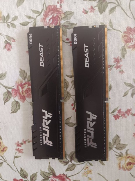 Kingston Fury Beast 16GB (2x8GB) DDR4 3200Mhz eladó!