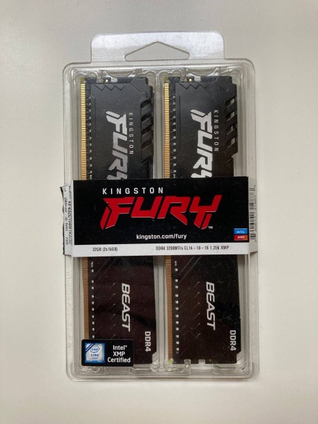 Kingston Fury Beast 2x16GB DDR4 3200MHz Memria RAM