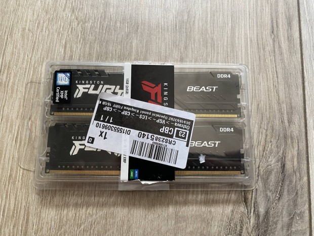 Kingston Fury CL16 16GB 3200MHz