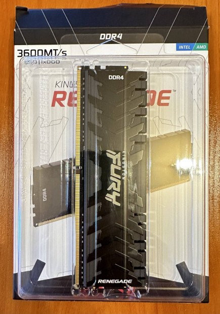 Kingston Fury Renegade 8GB DDR4 3600MHz CL16-20-20 XMP elad