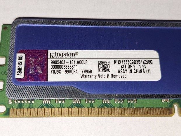 Kingston Hyperx 4gb DDR3 ram