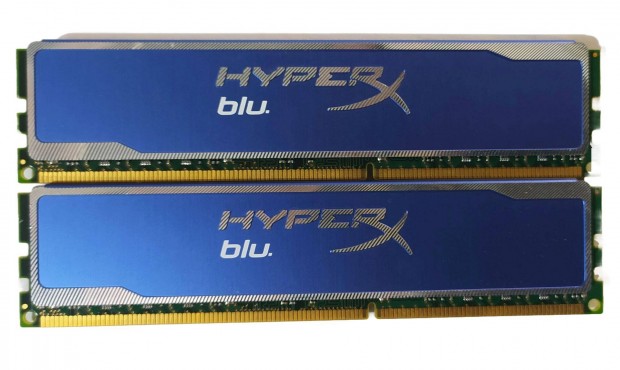 Kingston Hyperx Blu 8GB (2x4GB) DDR3 1600MHz cl9 memória