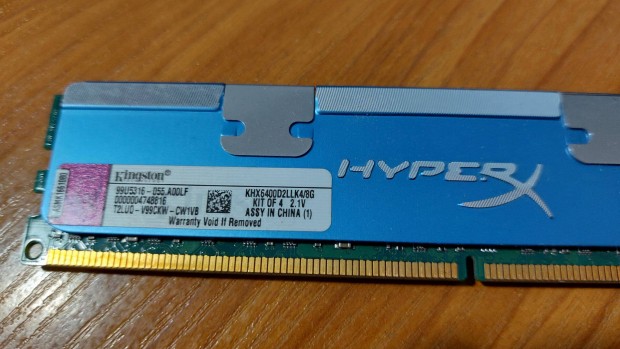Kingston Hyperx DDR2 8 GB ram modul szett
