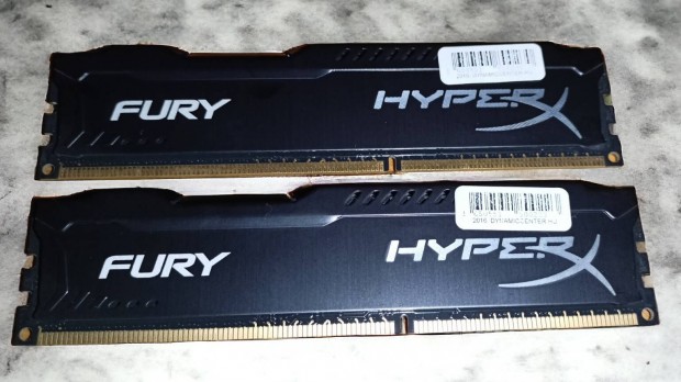Kingston Hyperx Fury 1333MHZ 8GB DDR3 (2x4GB) RAM, memria
