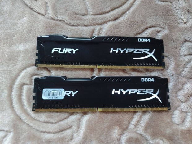 Kingston Hyperx Fury 16GB (2x8GB) DDR4 2133MHz , hibtlan