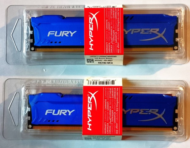 Kingston Hyperx Fury 8 GB DDR3 1866 MHz RAM