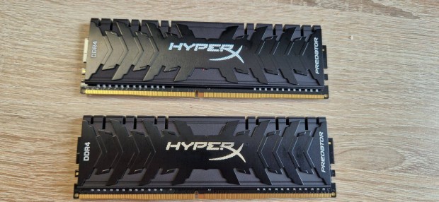 Kingston Hyperx Predator DDR4 2x8GB 3200mhz ram elad!