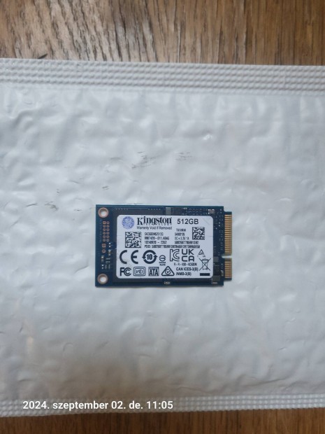 Kingston KC600 520GB SSD.