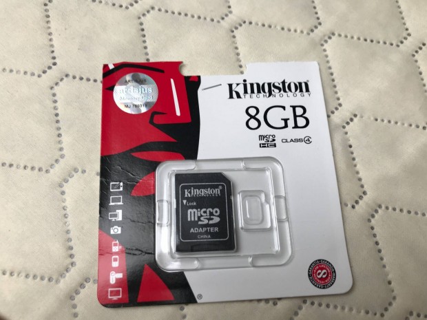 Kingston SD 8GB micro memriakrtya
