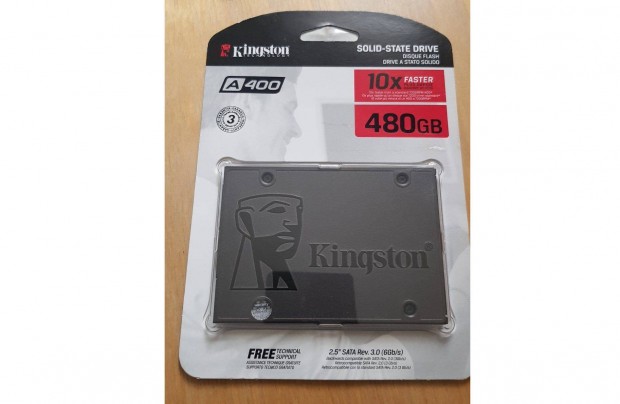 Kingston SSD 480 GB, bontatlan csomagolsban