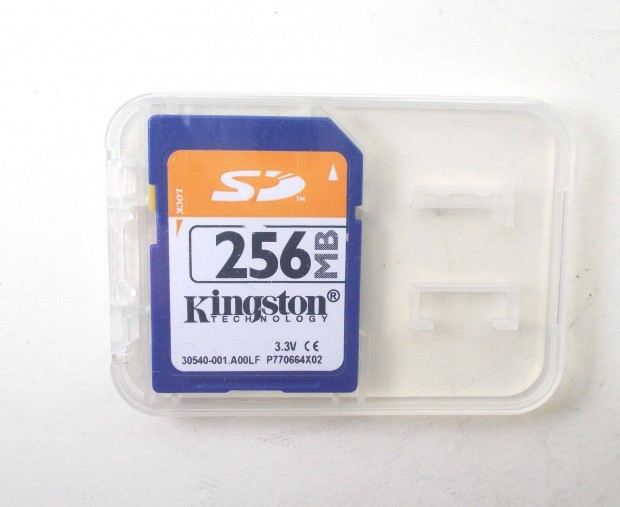 Kingston Technology 256 MB SD Memria krtya