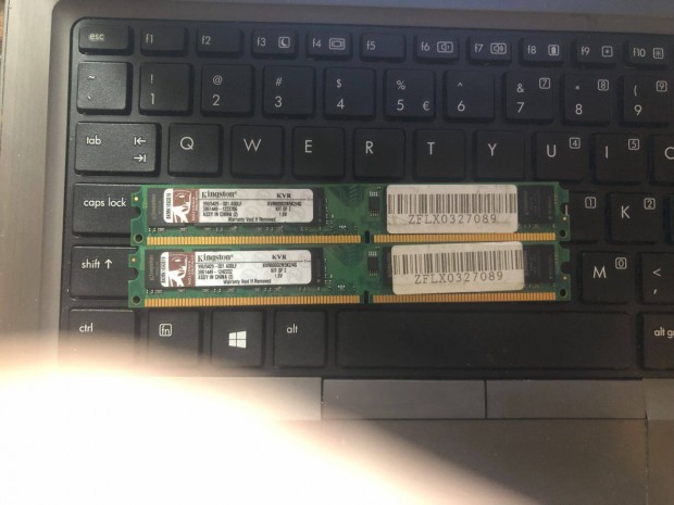 Kingston ddr2 800mzh 2X2gb, ram ,szp llapotban