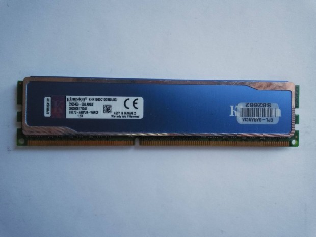 Kingston ddr3 8Gb ram elad