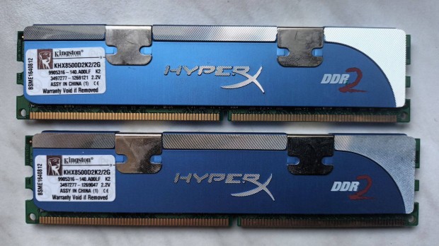 Kinsgston DDR2 RAM modul 4GB (2 x 2GB)