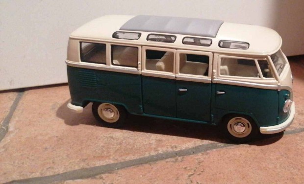 Kinsmart 7" Volkswagen 1962 BUSZ Mretarny 1/24 Zld & F